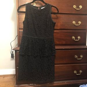 Banana republic black lace dress size 5